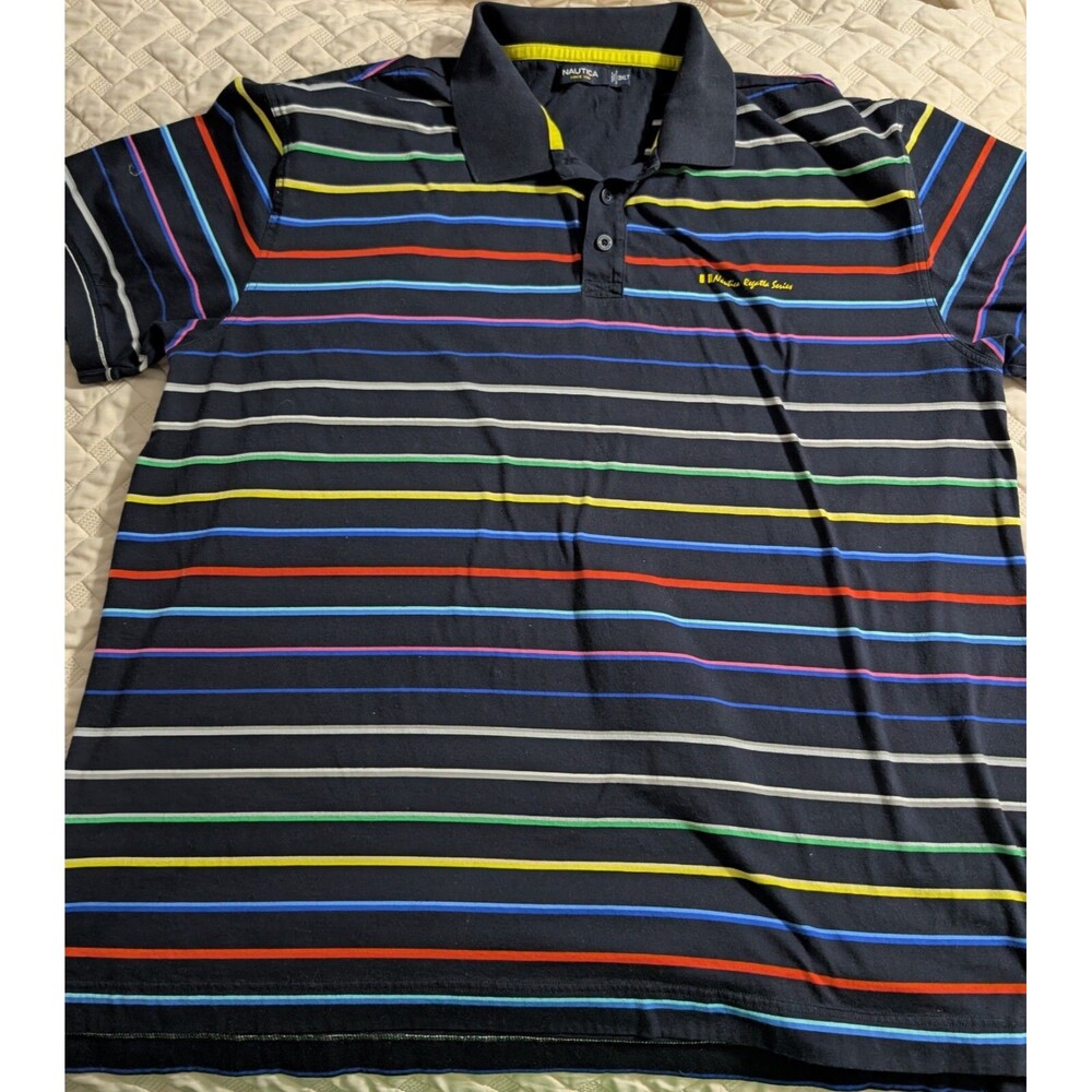 Nautica Regatta Series Mens Polo Large